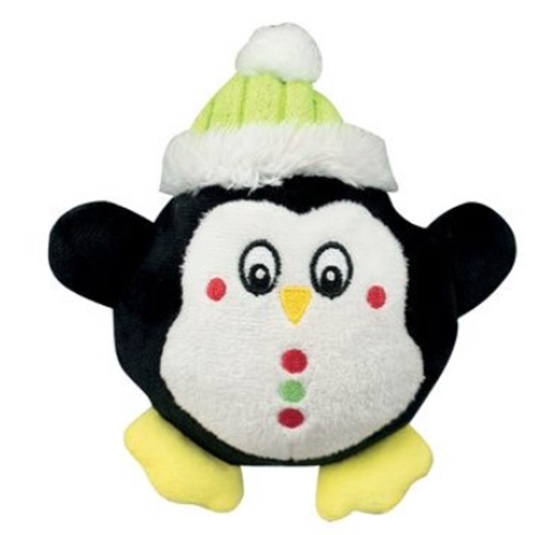 Picture of Festive Pet Gift Penguin Plush Toy with Squeaker